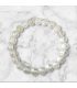 Bracelet en perles de cristal de quartz 8 mm.