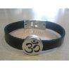 Bracelet Cuir Om Hindou