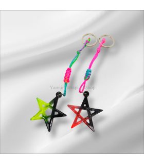 Porte-clés Pentagramme Fait Main