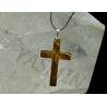 Tiger's Eye Cross Pendant