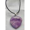 Amethyst Heart Pendant