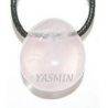 Rose Quartz Pendant Tiny Pear