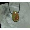 Pendentif Unakite Type "Petite Poire"